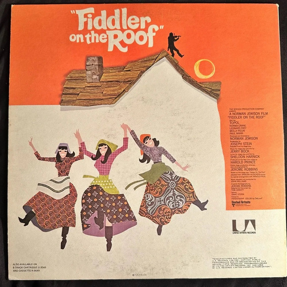 2/25$ Vintage fiddler on the roof vinyl record - Picture 2 of 6